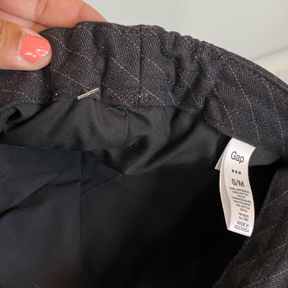 Stylish Pin Stripe GAP Bakers Boy Hat With Bow - Picture 8 of 10